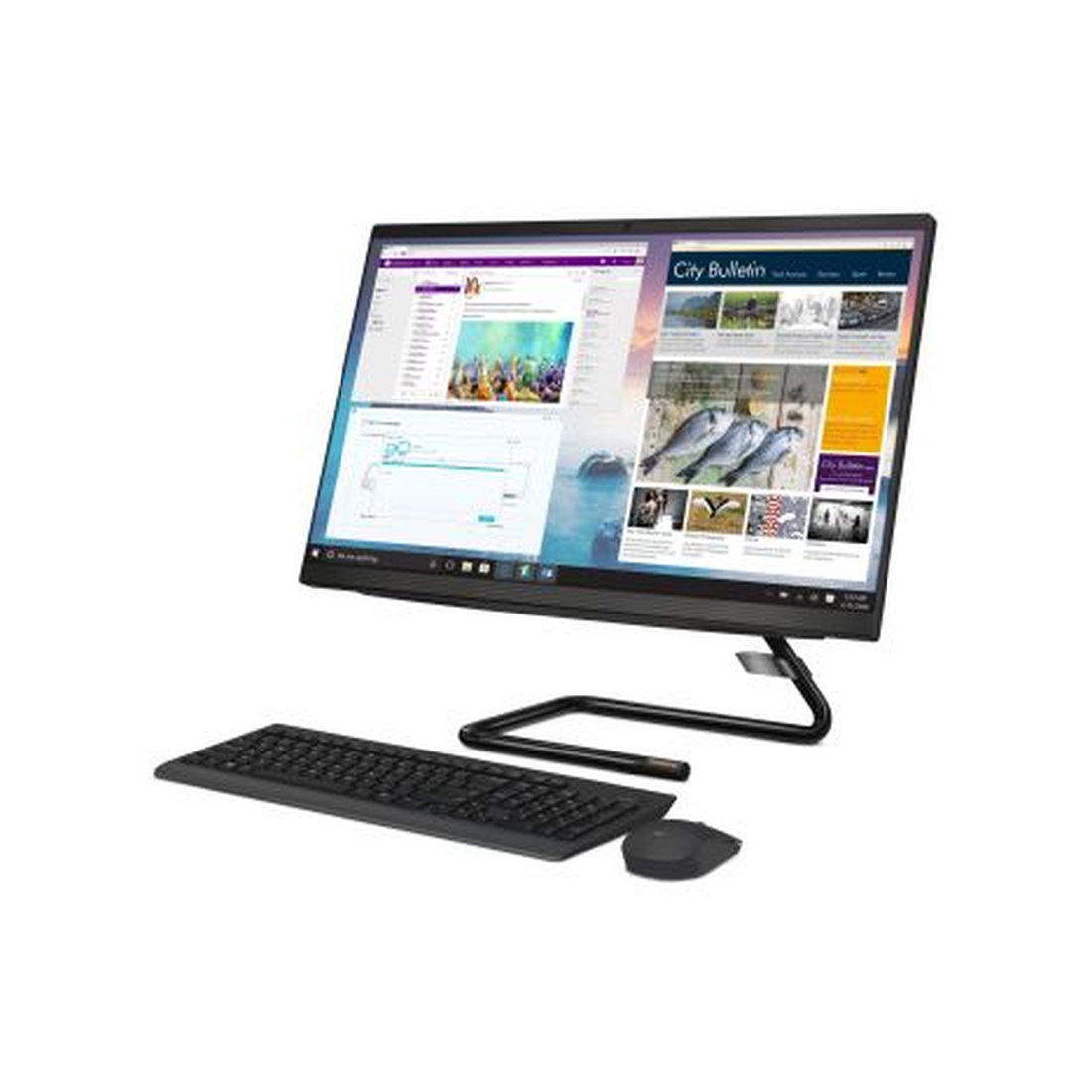 AIO Lenovo IdeaCentre 24IIL5 i3-1011U RAM 4G HDD 1T Ecran 24 ″ Full HD Clavier-Souris Wireless image 3