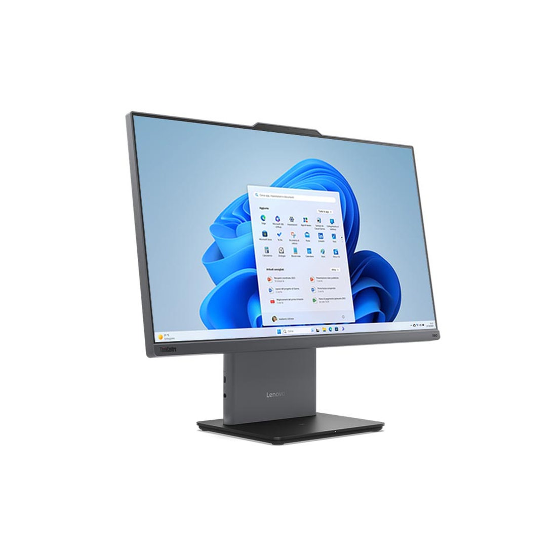 AIO Lenovo ThinkCentre neo 50a 24 i3-1315U 8G DDR5-5200 512G SSD Ecran 23.8 FHD IPS Wi-Fi 6 Type-C (12SC000JFM) image 3