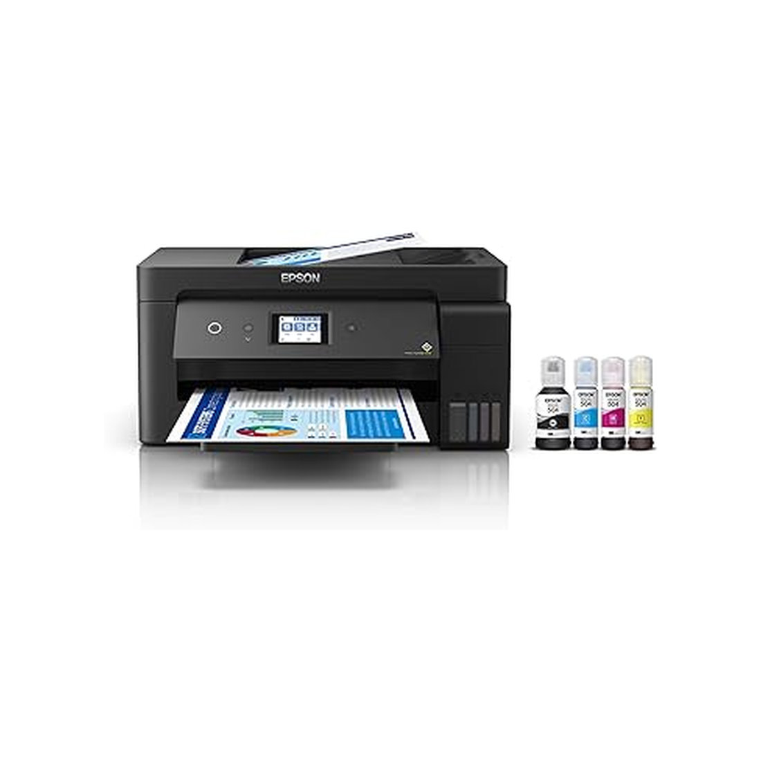 Imprimante Epson Multifonction EcoTank Couleur A3 L14150 réservoir WiFi-LAN 38ppm Recto Verso Chargeur + Fax image